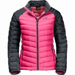 Jack Wolfskin Womens Zenon Track Jacket Rosebud/Ebony